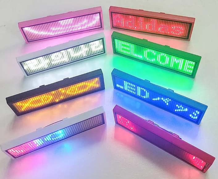 Badge tal-Isem LED